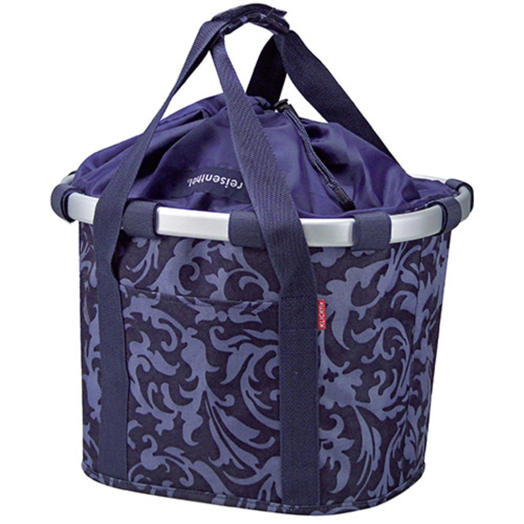 Mandtas KLICKfix Bikebasket - Barock Navy - 15 Liter Mandtas KLICKfix Bikebasket - Barock Navy - 15 Liter